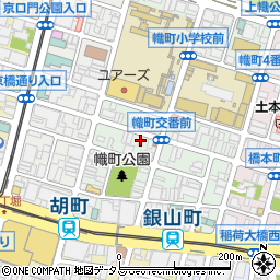 中津ビル周辺の地図