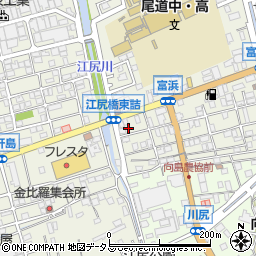 広島県尾道市向島町富浜5557-127周辺の地図