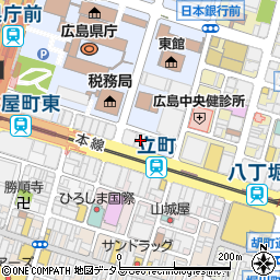 損保ジャパン日本興亜広島基町ビル周辺の地図
