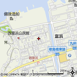広島県尾道市向島町富浜5605-12周辺の地図