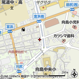広島県尾道市向島町富浜5553-112周辺の地図