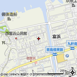 広島県尾道市向島町富浜5605-5周辺の地図