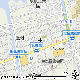 広島県尾道市向島町富浜5585-29周辺の地図