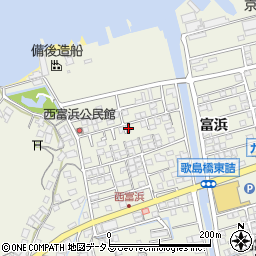 広島県尾道市向島町富浜5614-18周辺の地図