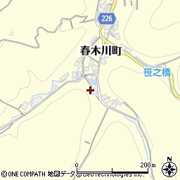 大阪府和泉市春木川町386周辺の地図