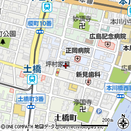 日本通商株式会社　広島支店周辺の地図