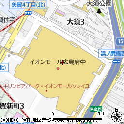 靴下屋イオンモール広島府中店周辺の地図