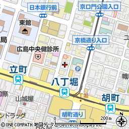 広島県広島市中区八丁堀13周辺の地図