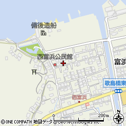 広島県尾道市向島町富浜5613-6周辺の地図