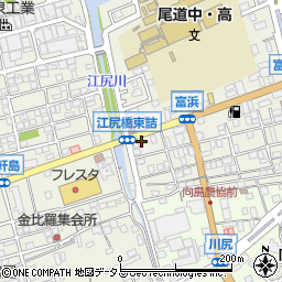 広島県尾道市向島町富浜5557-126周辺の地図