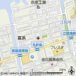広島県尾道市向島町富浜5585-25周辺の地図