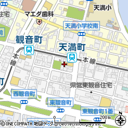 広島県広島市西区観音町9周辺の地図