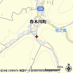 大阪府和泉市春木川町261周辺の地図