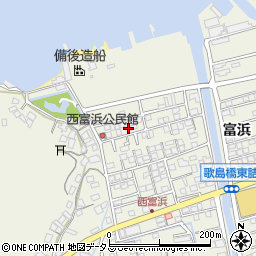 広島県尾道市向島町富浜5613-8周辺の地図