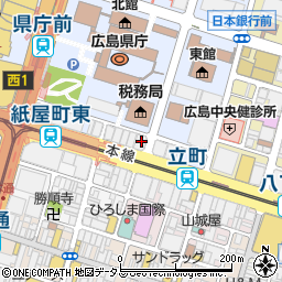 セントスタッフ株式会社　広島支店周辺の地図