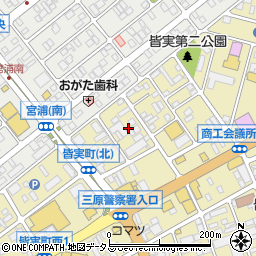 広島県三原市皆実1丁目24周辺の地図