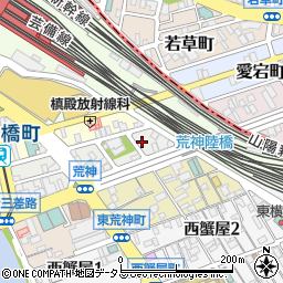 ＊広島市南区荒神町1−14[山田]駐車場【1】周辺の地図