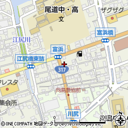 広島県尾道市向島町富浜5557-106周辺の地図