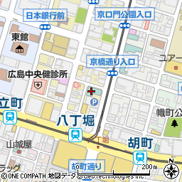 カンデオホテルズ広島八丁堀周辺の地図