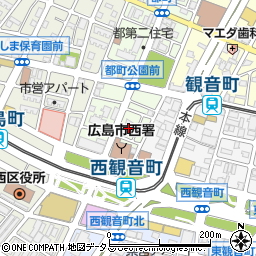 広島県広島市西区都町37-1周辺の地図