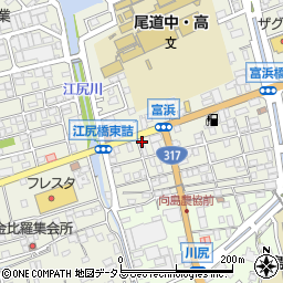 広島県尾道市向島町5657-128周辺の地図