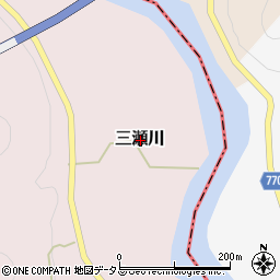 三重県度会郡大紀町三瀬川周辺の地図