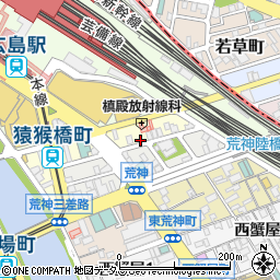 【完全個室居酒屋】博多焼き鳥 野菜巻き 巻きの助 広島駅前店周辺の地図