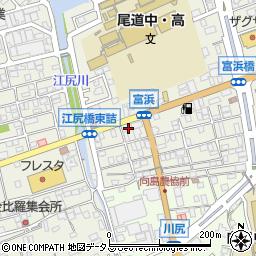 広島県尾道市向島町富浜5557-76周辺の地図