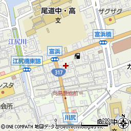 広島県尾道市向島町5553-32周辺の地図