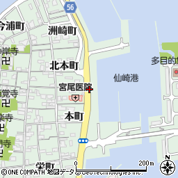 青海大橋周辺の地図