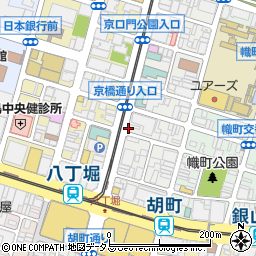 名刺屋八丁堀店周辺の地図