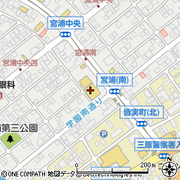 ウォンツ　三原宮浦店周辺の地図