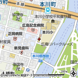 本川周辺の地図