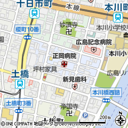 正岡病院周辺の地図
