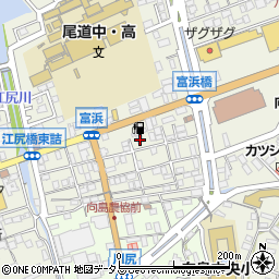 広島県尾道市向島町富浜5553-26周辺の地図