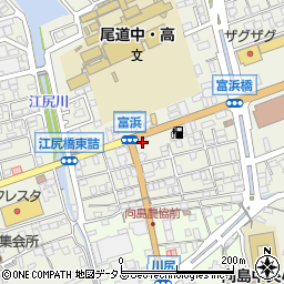 広島県尾道市向島町富浜5557-134周辺の地図