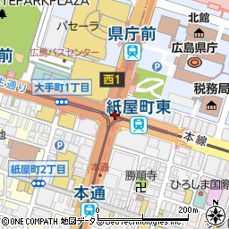 みんなの保険プラザ広島シャレオ店周辺の地図