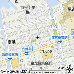 広島県尾道市向島町富浜5580-33周辺の地図