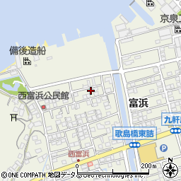 広島県尾道市向島町富浜5613-30周辺の地図