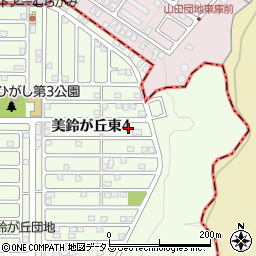 広島県広島市佐伯区美鈴が丘東4丁目16周辺の地図