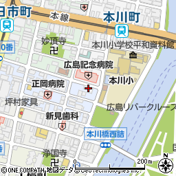 ミキモト化粧品鯉城営業所周辺の地図