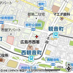 広島県広島市西区都町35-11周辺の地図