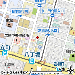 広島県広島市中区八丁堀12-9周辺の地図