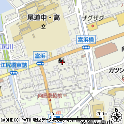 広島県尾道市向島町富浜5552-42周辺の地図
