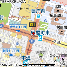 カフェ・ド・クリエ広島紙屋町シャレオ店周辺の地図