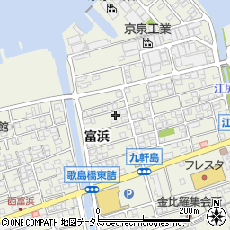 広島県尾道市向島町富浜5586-32周辺の地図