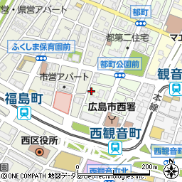 広島県広島市西区都町41-5周辺の地図