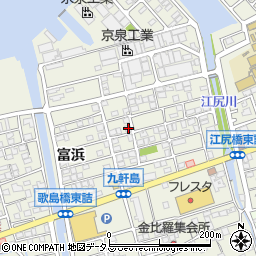 広島県尾道市向島町富浜5586-29周辺の地図