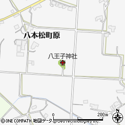 広島県東広島市八本松町原4909周辺の地図