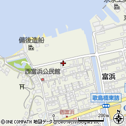 広島県尾道市向島町富浜5613-49周辺の地図